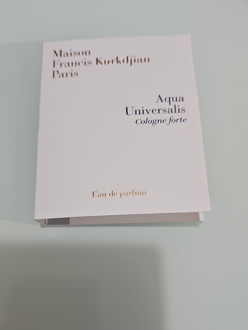 NWT Maison Francis Kurkdjian Aqua Universalis Perfume 2 mL
